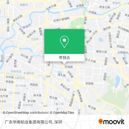 广东华南铝业集团有限公司地图