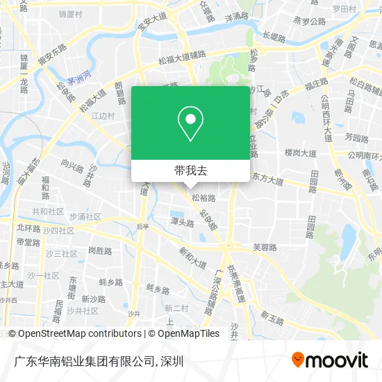 广东华南铝业集团有限公司地图