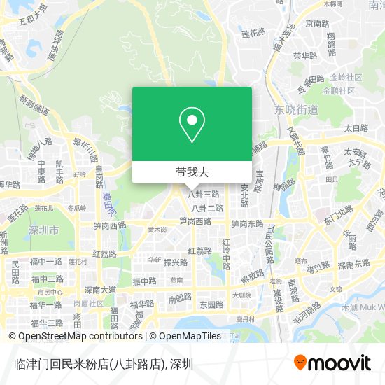 临津门回民米粉店(八卦路店)地图