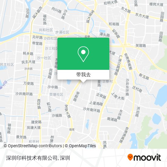 深圳印科技术有限公司地图