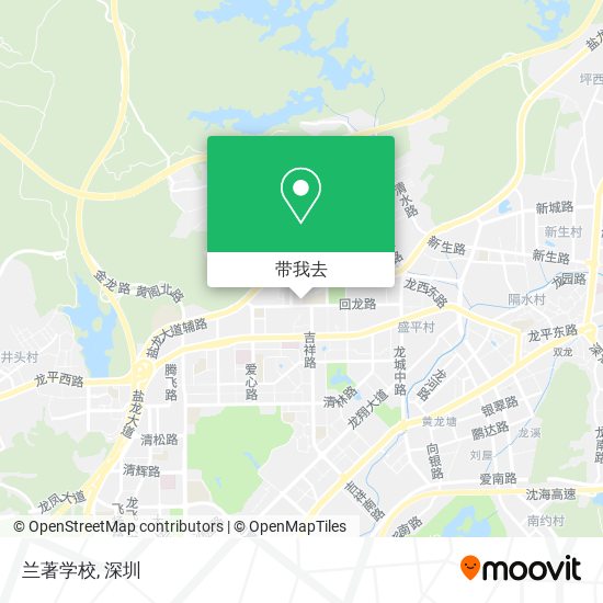 兰著学校地图