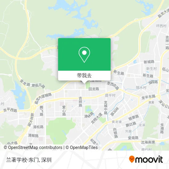 兰著学校-东门地图