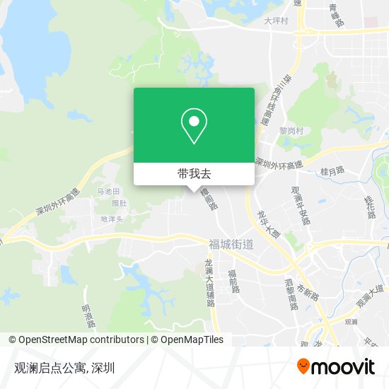 观澜启点公寓地图