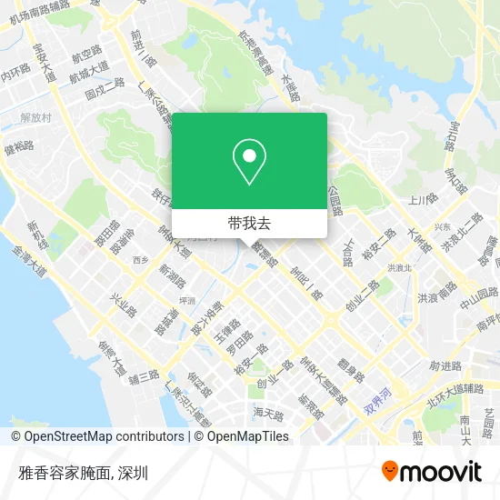 雅香容家腌面地图