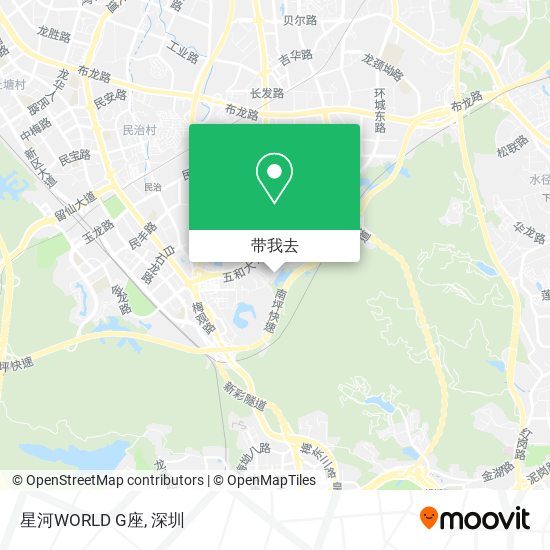 星河WORLD G座地图