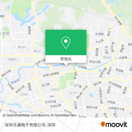 深圳旦威电子有限公司地图