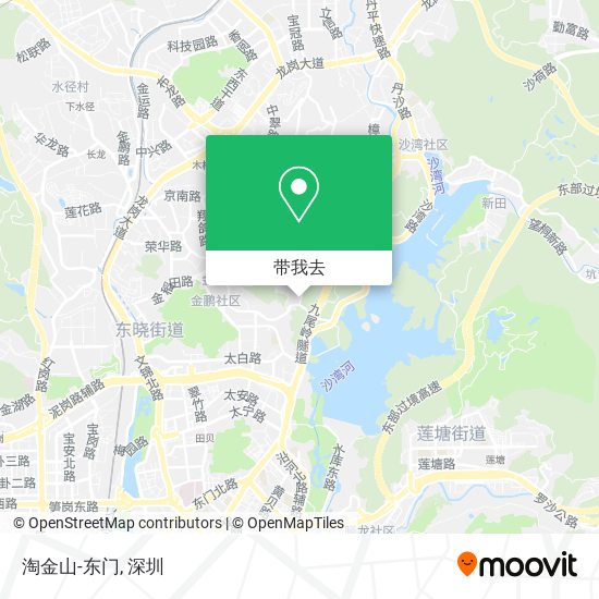 淘金山-东门地图