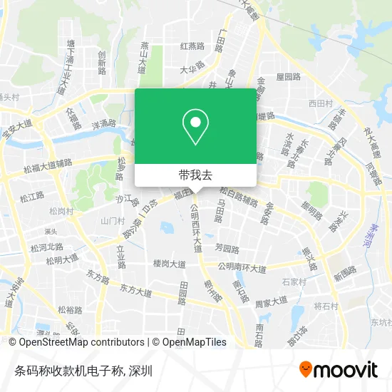 条码称收款机电子称地图