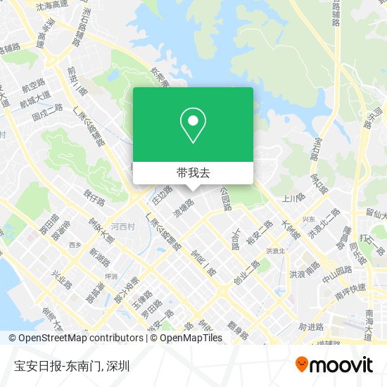 宝安日报-东南门地图