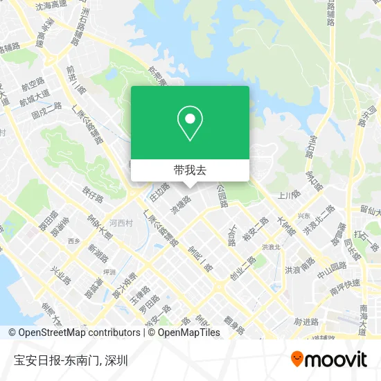 宝安日报-东南门地图