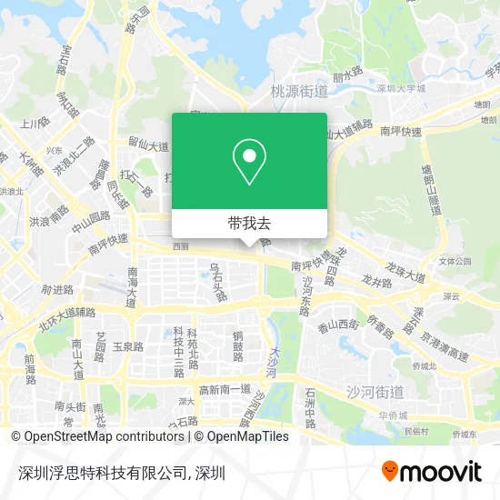 深圳浮思特科技有限公司地图
