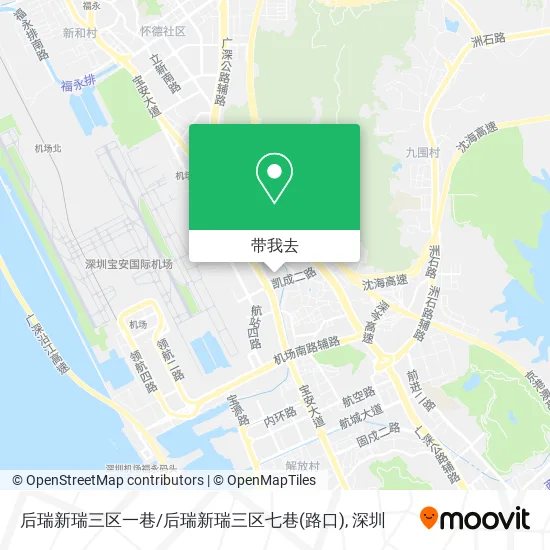后瑞新瑞三区一巷/后瑞新瑞三区七巷(路口)地图