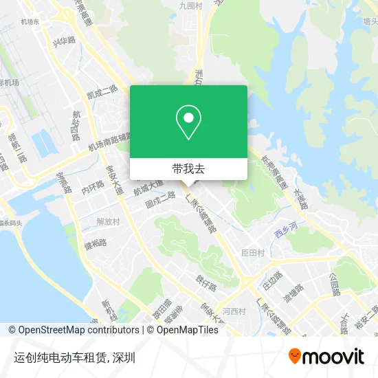 运创纯电动车租赁地图