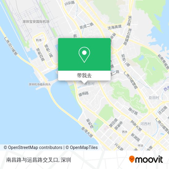南昌路与运昌路交叉口地图