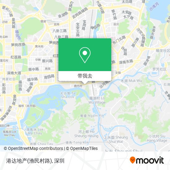港达地产(渔民村路)地图