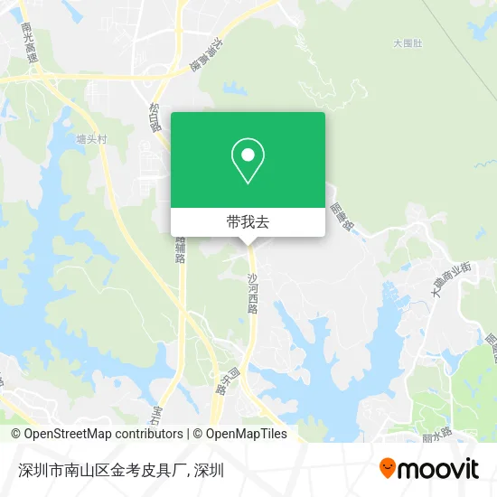 深圳市南山区金考皮具厂地图