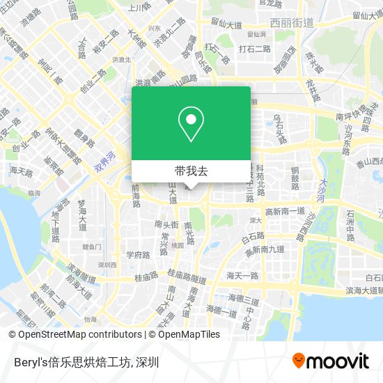 Beryl's倍乐思烘焙工坊地图