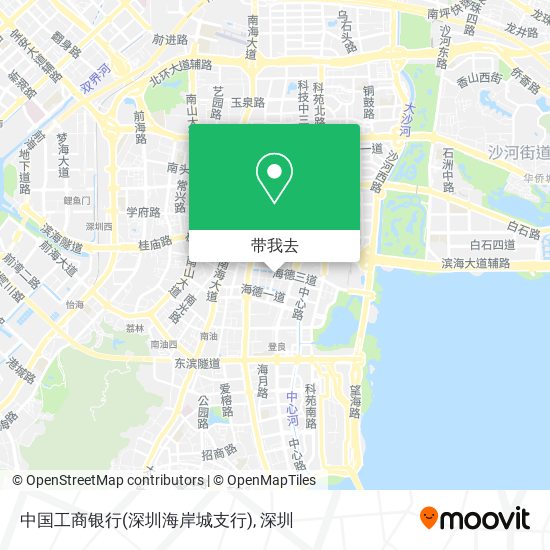 中国工商银行(深圳海岸城支行)地图