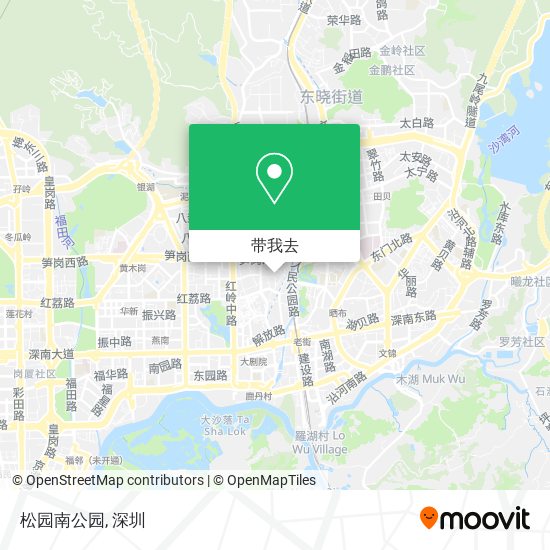 松园南公园地图