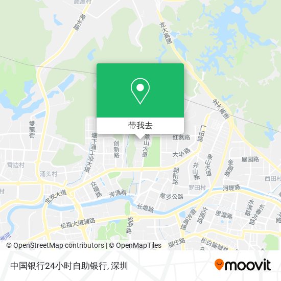 中国银行24小时自助银行地图