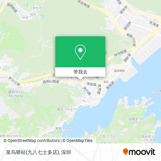 菜鸟驿站(九八七士多店)地图