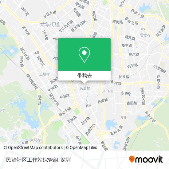 民治社区工作站综管组地图