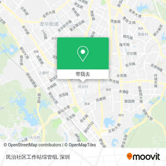 民治社区工作站综管组地图