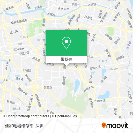 佳家电器维修部地图