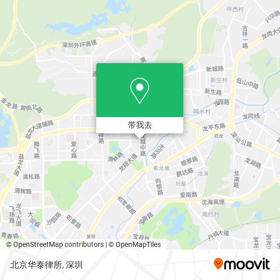 北京华泰律所地图