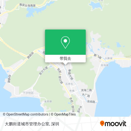 大鹏街道城市管理办公室地图