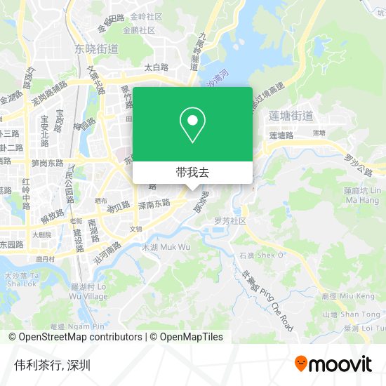 伟利茶行地图