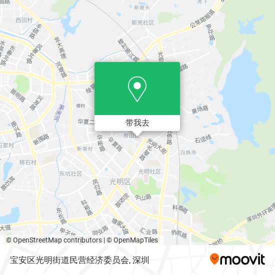 宝安区光明街道民营经济委员会地图