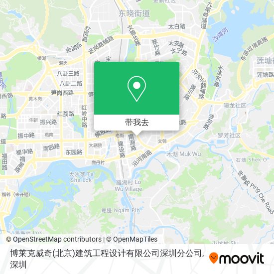 博莱克威奇(北京)建筑工程设计有限公司深圳分公司地图