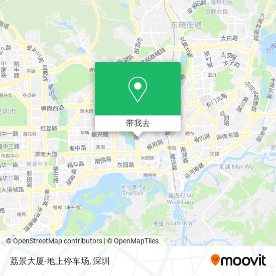 荔景大厦-地上停车场地图