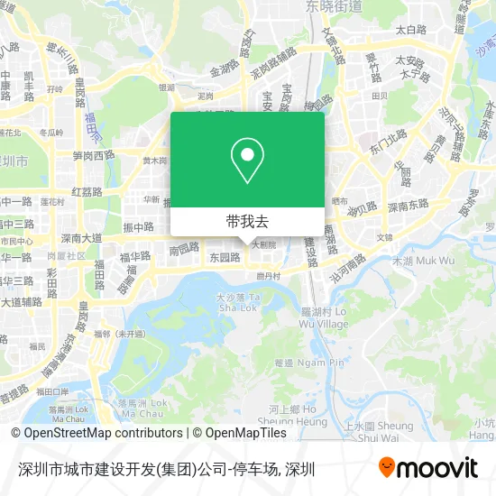 深圳市城市建设开发(集团)公司-停车场地图