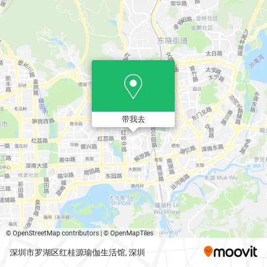 深圳市罗湖区红桂源瑜伽生活馆地图