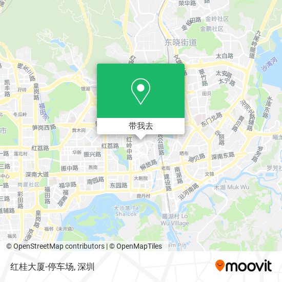 红桂大厦-停车场地图