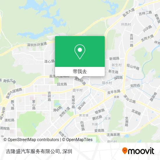 吉隆盛汽车服务有限公司地图