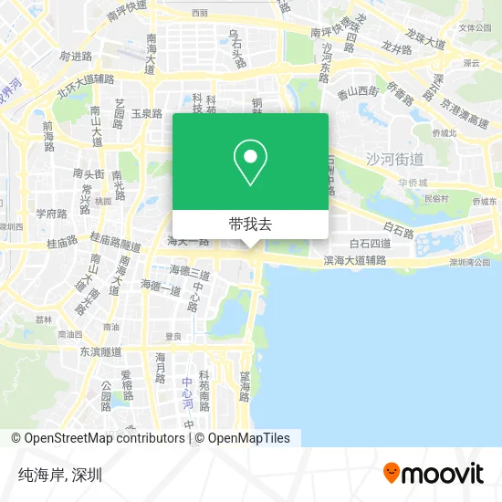 纯海岸地图