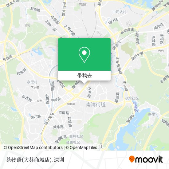 茶物语(大芬商城店)地图