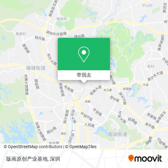 版画原创产业基地地图