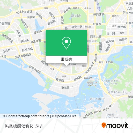凤凰楼能记食坊地图