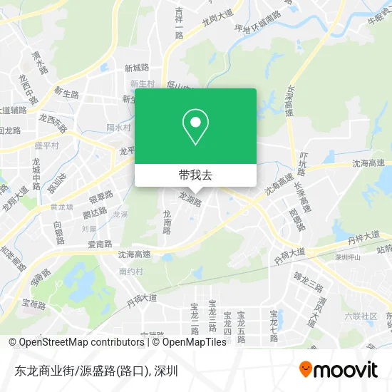 东龙商业街/源盛路(路口)地图