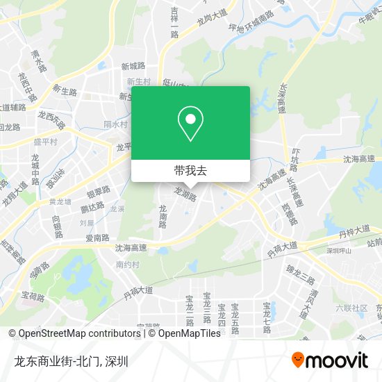 龙东商业街-北门地图