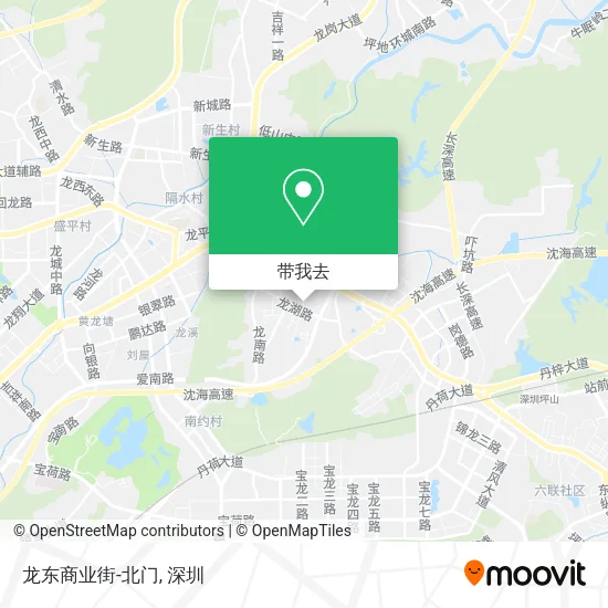 龙东商业街-北门地图