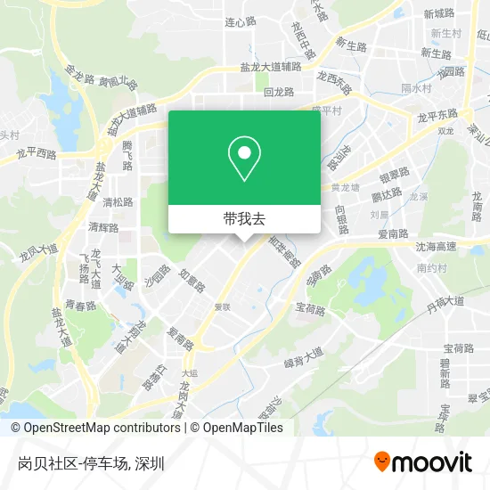岗贝社区-停车场地图