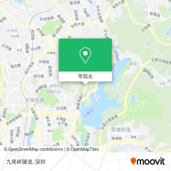 九尾岭隧道地图