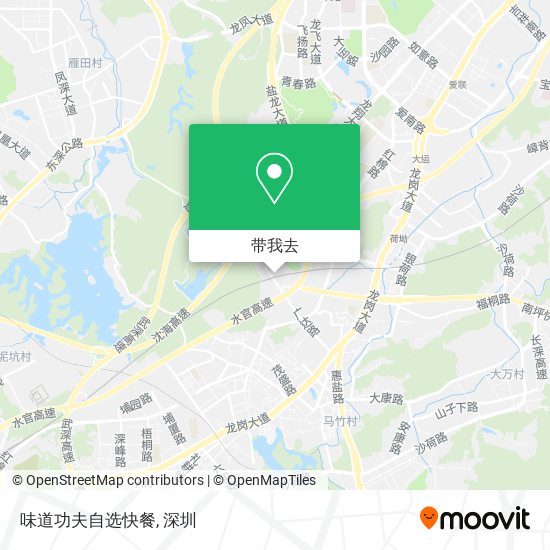 味道功夫自选快餐地图