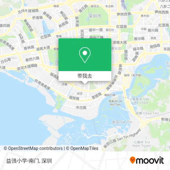 益强小学-南门地图