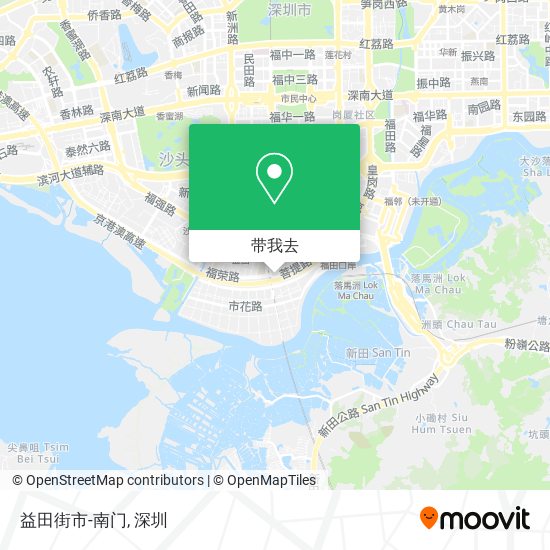 益田街市-南门地图